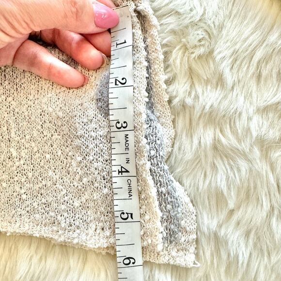 Knox Rose Leopard Print Boucle Textured Pullover Sweater Large - Picture 10 of 12